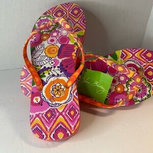 Vera Bradley Clementine Flip Flop Sandals - Large (9-10)